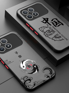 适用小米POCOF8Pro手机壳POCO F8Por国潮磨砂硅胶5G全包防摔保护套MiPOCOF男F8p女P0C0F8Pr0新款XiaoMi外壳