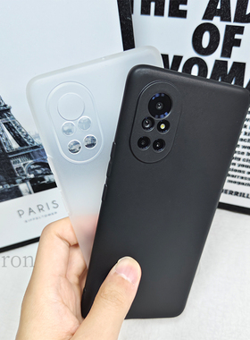 黑色耐脏华为荣耀V40轻奢版手机壳适用honorV新款硅胶保护套5G全包honor男女软壳潮4o防摔四十华曲屏外壳后壳