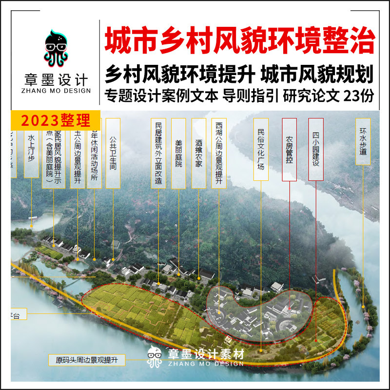 2024城市乡村风貌环境整治提升专项规划景观建筑设计方案文本导则