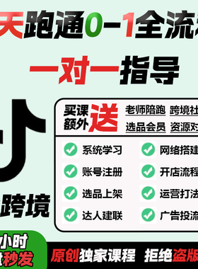 【TK跨境电商课程】TK跨境0基础新手入门系统化运营视频课程