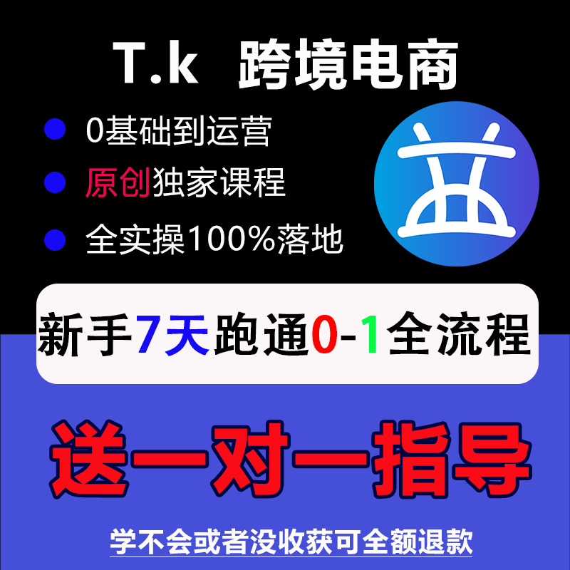 TK跨境电商0基础入门系统化课程