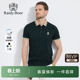 短袖 短POLO衫 T恤2024夏季 翻领纯棉满身印花修身 新款 雷迪波尔男装