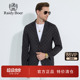 满身印花修身 新款 易打理便西服外套 单西2025年春秋季 雷迪波尔男装