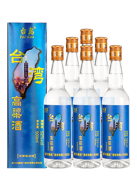 台岛(taidao)台湾高粱酒52度礼盒酒500ml*6瓶高度白酒整箱