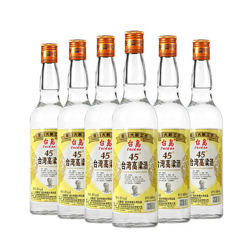 45度台湾高粱酒600ml*6瓶