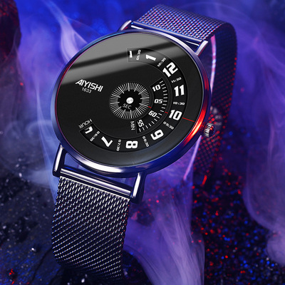 爱依士AISHIYI正品防水士手表学生潮流情侣全自动非机械表1633