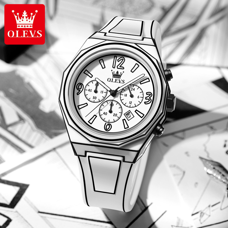 欧利时品牌手表学生石英表运动电子表漫画风士手表儿童表5622