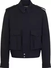 Dries Dvn 25Ss Show-Style Wool Epaulette Jacket, Same Style as Tan Jianci