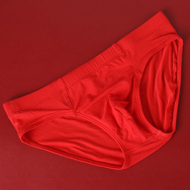 新款本命年男士三角裤大红结婚内裤性感透气柔软弹力紧身修身短裤,女士内衣/男士内衣/家居服,男三角内裤,淘宝优惠券,粉丝福利购,淘宝优惠卷