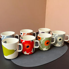 marimekko马克杯400ml 芬兰玛丽美格马克杯合集大容量马克杯