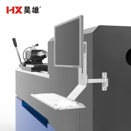 工业显示器键盘一体支架40铝型材货架设备专用机床电脑旋转壁挂架
