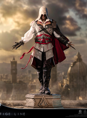 『现货不包邮』PureArts 育碧 刺客信条 艾吉奥Eizo 1/2收藏雕像