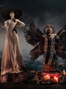 『预售不包邮』PureArts《生化危机：村庄》母神米兰达1/4雕像