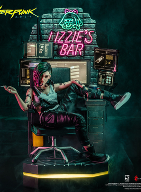 『现货不包邮』赛博朋克2077  朱迪·阿尔瓦雷兹 1/4 雕像