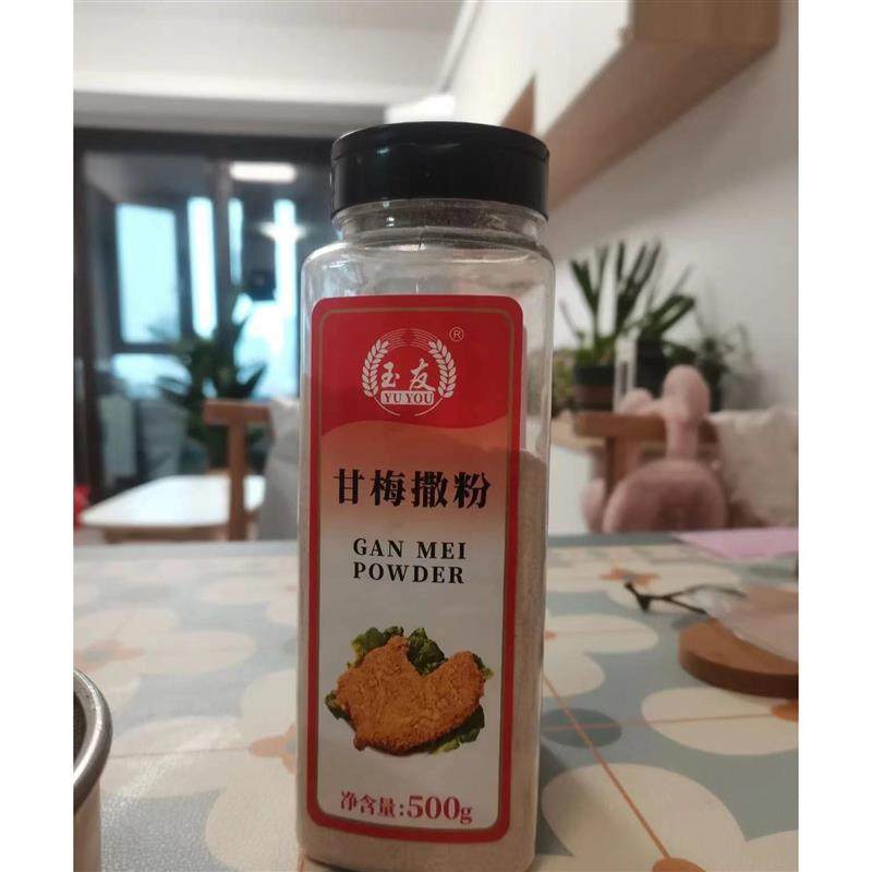 *新货中西餐调料行家甘梅粉玉友甘梅撒粉台湾甘梅粉500g梅子粉甘/