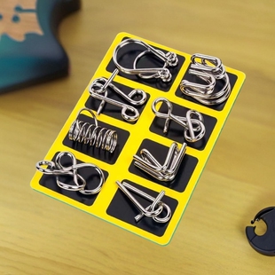 魔法智力扣解扣24件套儿童玩具经典 益智玩具学生智力扣8件套动脑