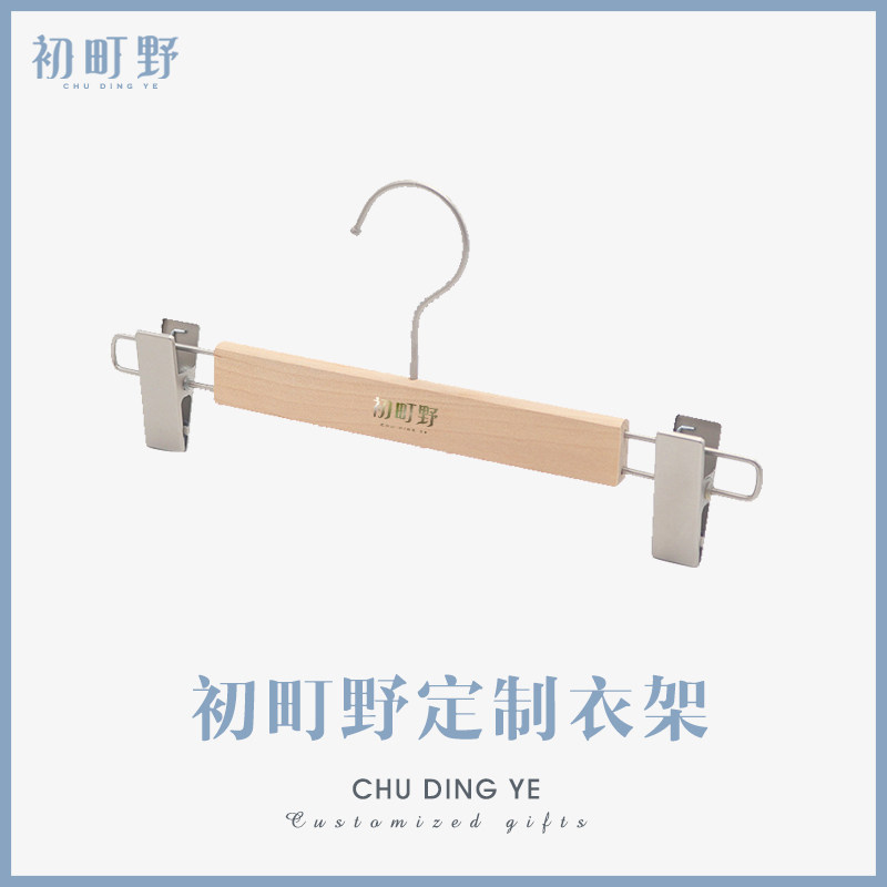 定制百褶裙专用木质衣架图片