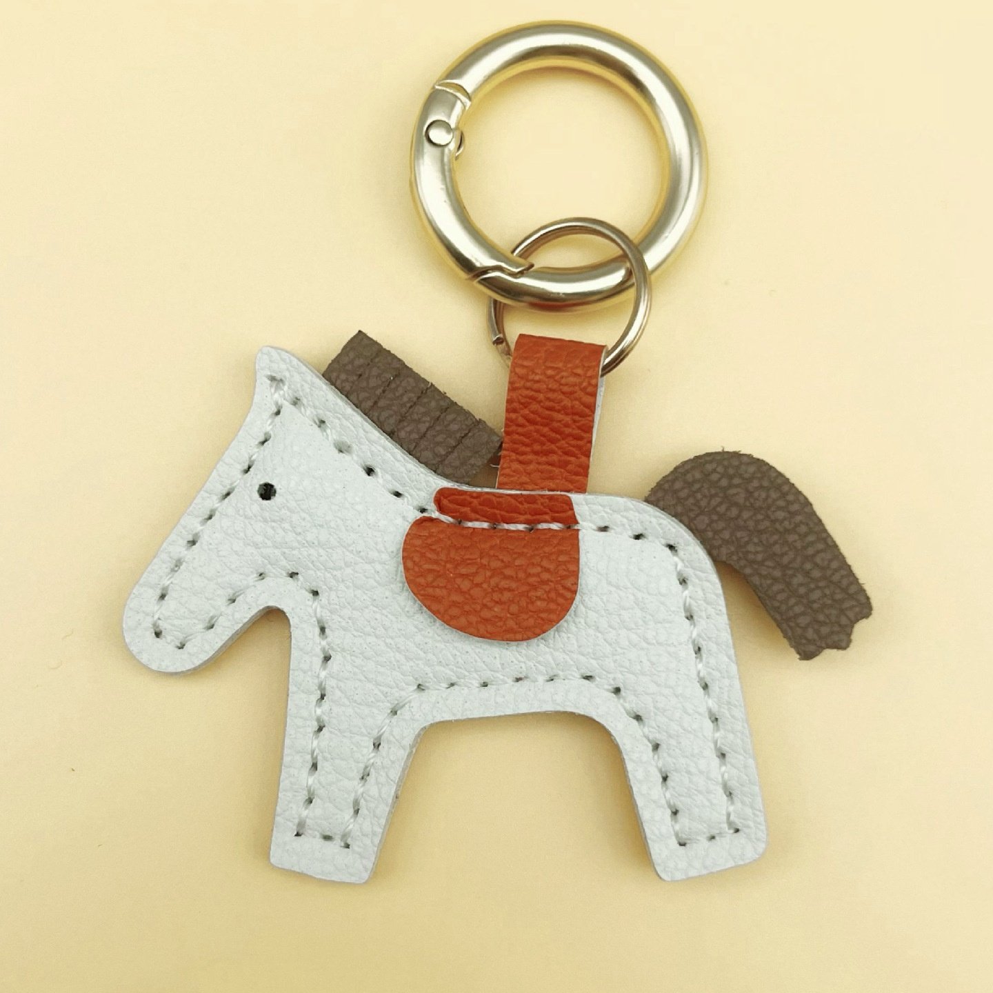 手工优质皮马汽车钥匙扣可爱小马挂件创意动物情侣礼物高档包配饰,饰品/流行首饰/时尚饰品新,摆件,淘宝优惠券,粉丝福利购,淘宝优惠卷