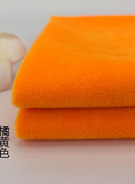 金黄色丝绒布佛堂寺庙黄布祠堂桌裙背景布橘黄色会议桌布舞台幕布