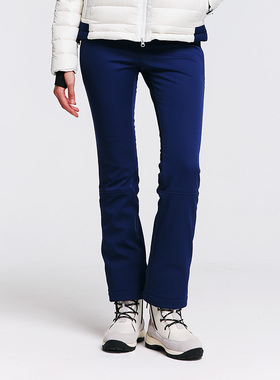 PERFECT MOMENT滑雪裤女高腰防水加绒保暖纯色显瘦户外双板