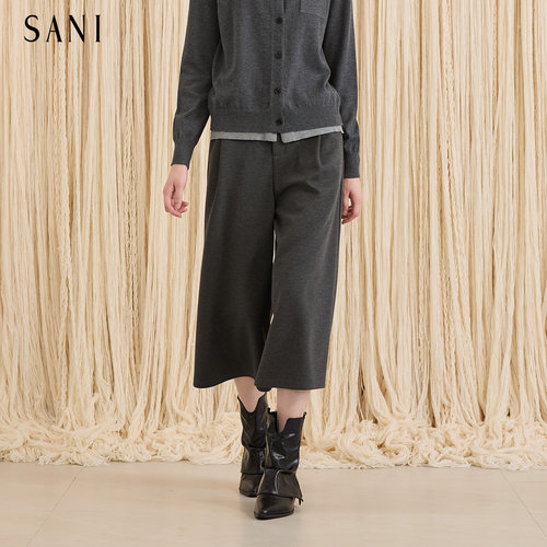【SANI新品】法式气质休闲阔腿裤
