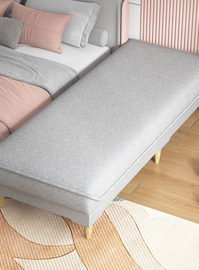 7K阳台布艺床租房客厅卧室拼接床加宽懒人单人床贵妃躺椅沙发边