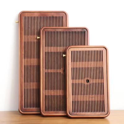 新款电木款茶盘竹制精品高端家用客厅小号干泡储水式茶台