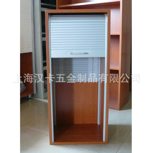 手动式卷帘门百叶折叠门推拉柜门橱柜衣柜拉帘小型柜子门伸缩门