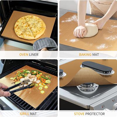 Oven Liners Non-stick Teflon Mats Reduce Food Spills Stuck