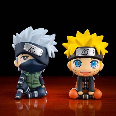 9cm Anime Naruto Figure Uzumaki Naruto Kakashi Uchiha Sasuke