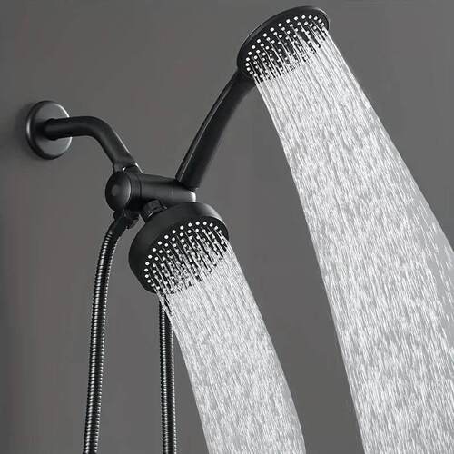 A High-Flow Large Nozzle and Handheld Shower Head, Two-In-On