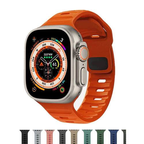 Soft Silicone Strap For Watch Band Ultra 49mm 44mm 45mm 42m