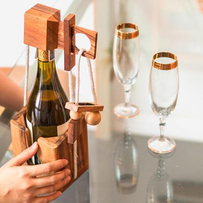 Wine Bottle Puzzle Wine Lock Puzzle Games Wine Lover Gifts