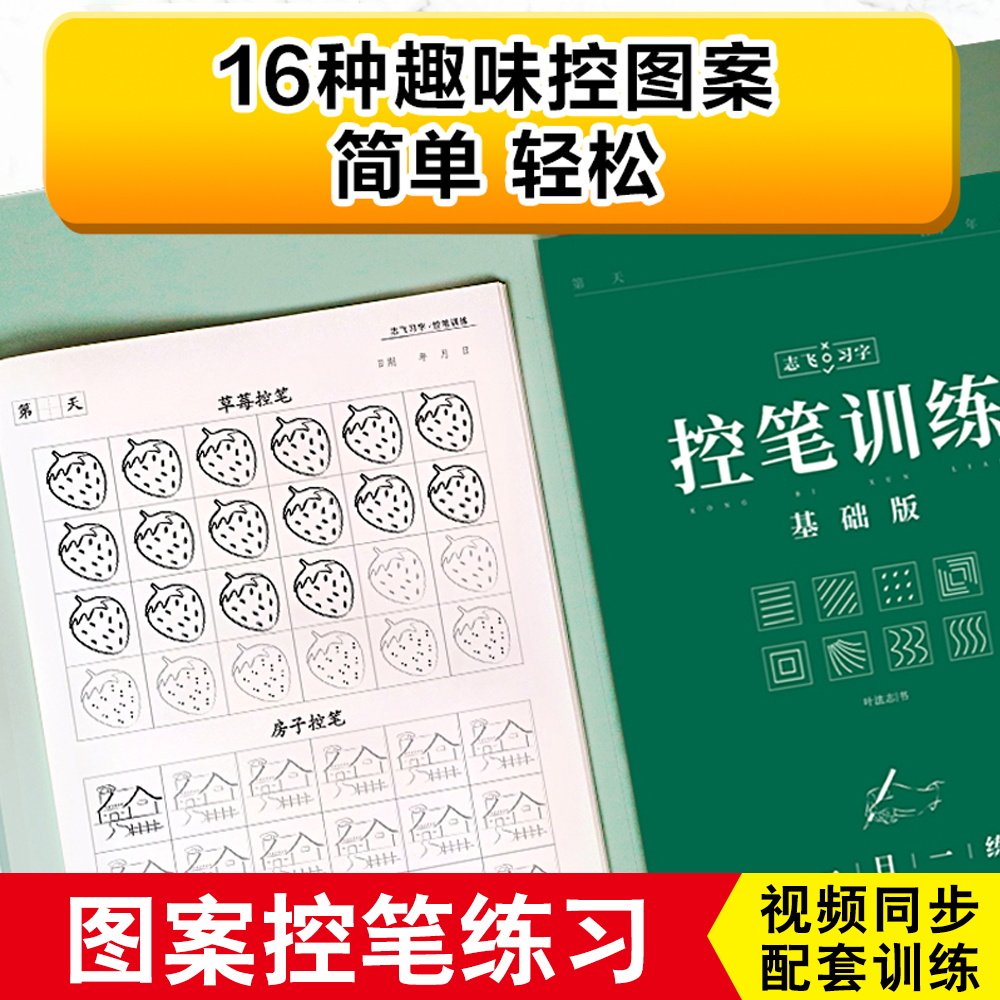 志飞习字控笔训练高效练字帖结构49法楷书行书实临解析练字学字数字化