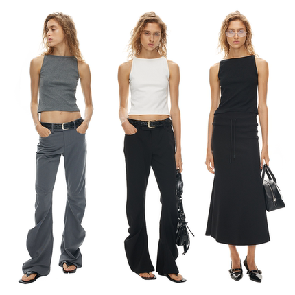 【文淇同款】1747 法式高级感短款修身显廋背心 街头德芙棉上衣