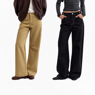 特色纽扣百搭显瘦直筒休闲裤 1747 土耳其重磅全棉