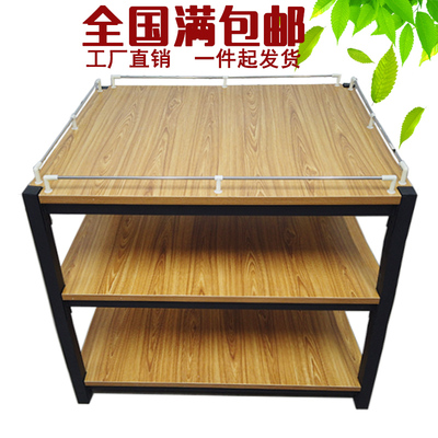 超市堆头货架牛奶促销台