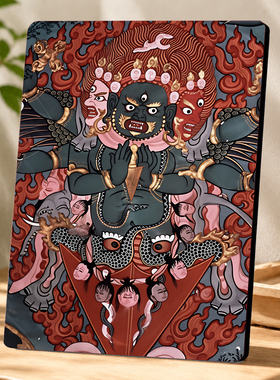 释迦牟尼佛精美唐卡佛像彩绘图画美业商铺门店展示摆件耐看热销款
