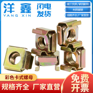 彩色笼式机柜卡姆新款浮动螺母