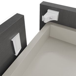 儿童内置安全抽屉柜门锁扣 暗锁磁力宝宝安全锁 鞋柜安全锁隐形