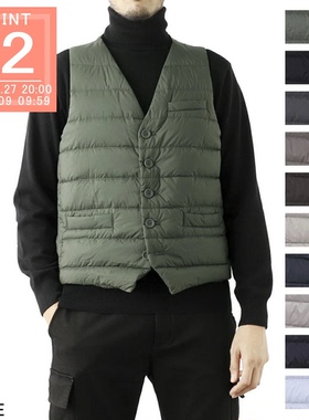 HERNO 羽绒背心 男式大码 pi002ule 19288 7900 LEGEND IL GILET