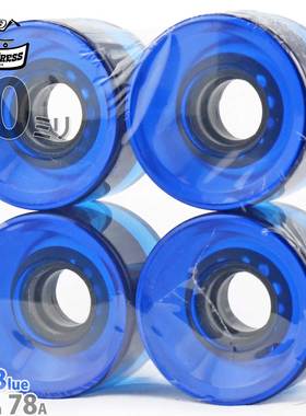 Woody Press滑板软轮Surfskate Cruiser 60mm 78A 杰出 Cosp透明