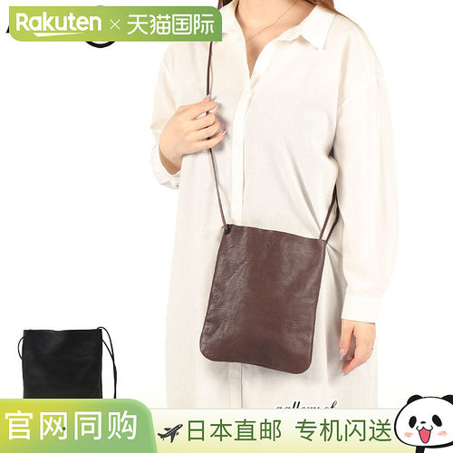 日本直邮ARTS&CRAFTS FLAT SHOULDER L 迷你单肩斜挎包 皮革 日本
