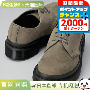 日本直邮Dr. Martens 男女士三孔鞋皮革31131059镍灰色