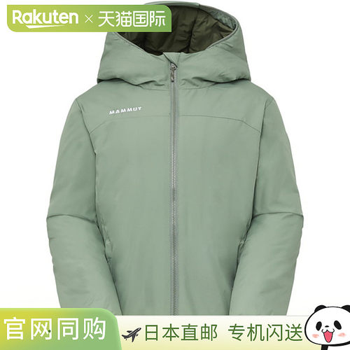 日本直邮MAMMUT 1013-04620-40341 儿童 Lime 保暖连帽夹克