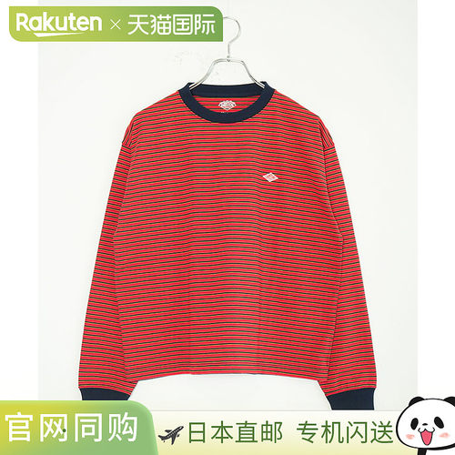 日本直邮DANTON 长袖T恤 DT-C0269TCB 多色条纹