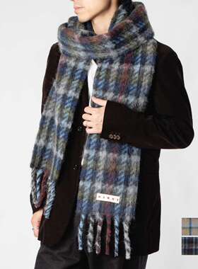 MARNI玛尼马海毛保暖舒适围巾披肩SCZC0077Y0 UAW050