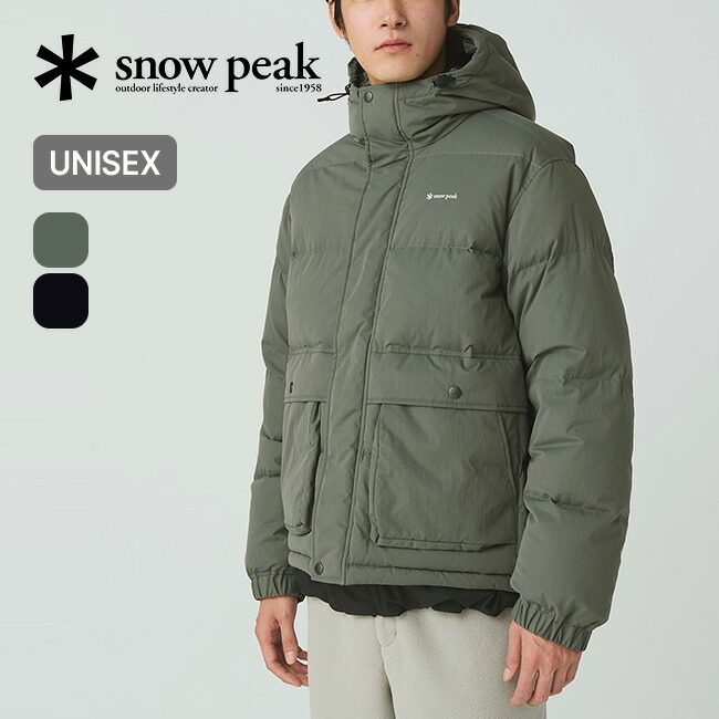 Snow Peak雪峰Everyday Down连帽羽绒外套JK-25AU001 轻量保暖户