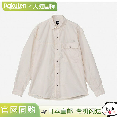 日本直邮The North Face 北面 Nuptse衬衫 男女通用长袖T恤 25SS