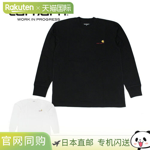 日本直邮Carhartt WIP Carhartt L/S AMERICAN SCRIPT T-SHIRT 美